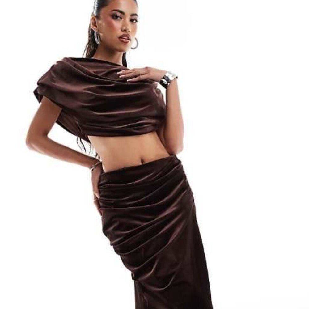 ASOS DESIGN Premium Velvet Maxi Dress